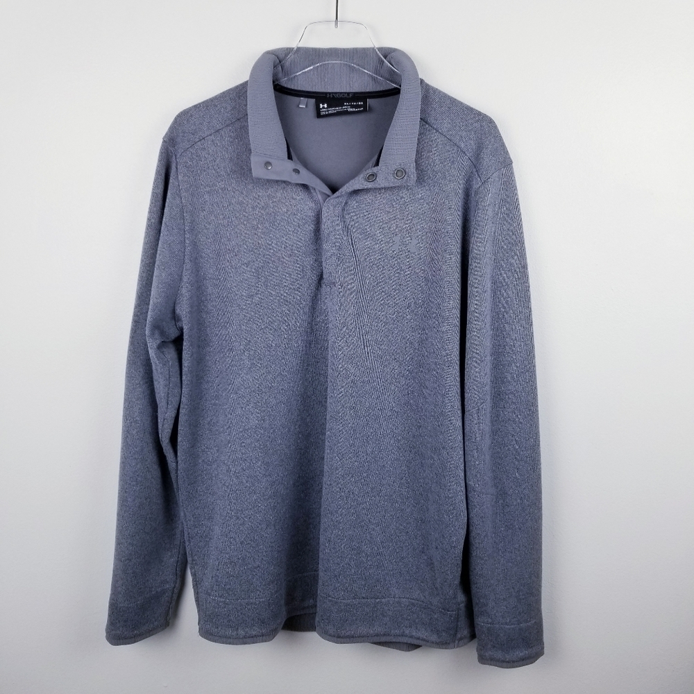 Under Armour Golf ColdGear Gray Pullover size XL
